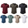 Camiseta Masculina Gola Henley Campeche