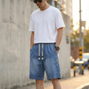 [Leve 4 Pague Só 2!] Bermuda Jeans Knox Masculina em Sarja de Algodão e Poliéster com Cós Elástico + BRINDES