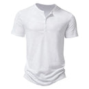 Camiseta Masculina Gola Henley Campeche