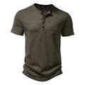 Camiseta Masculina Gola Henley Campeche