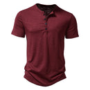 Camiseta Masculina Gola Henley Campeche